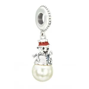 Chamilia Charm Frosty Snowman Silver