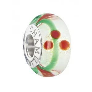 Chamilia Charm Holly Murano Glass