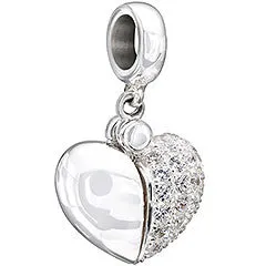 Chamilia Charm Secret Message Heart