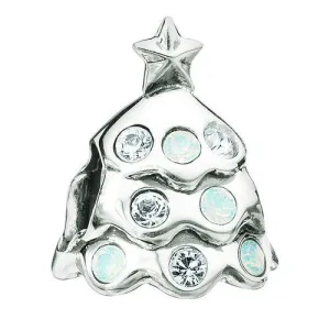 Chamilia Sterling Silver Swarovski Christmas Tree Charm  D