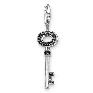 Charm Pendant Key Black
