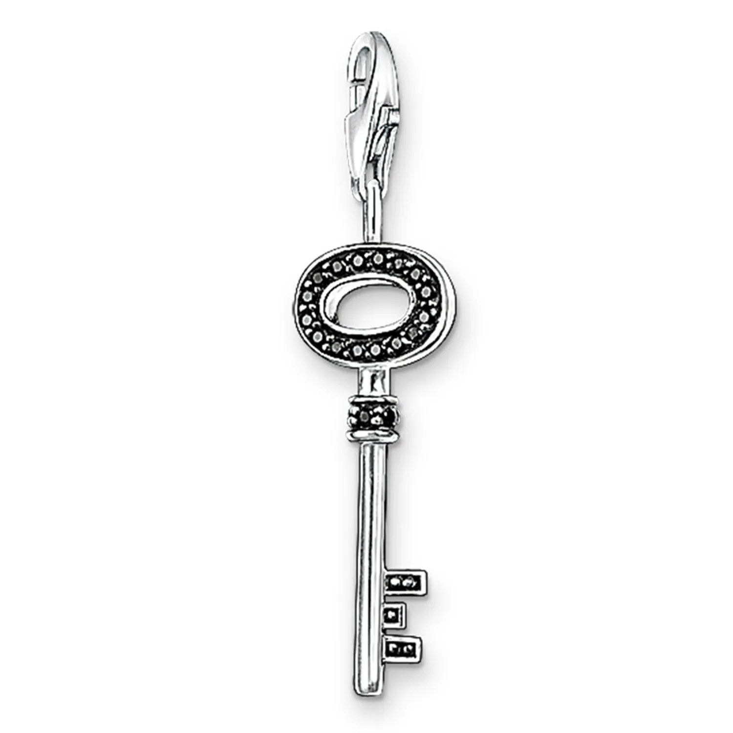 Charm Pendant Key Black