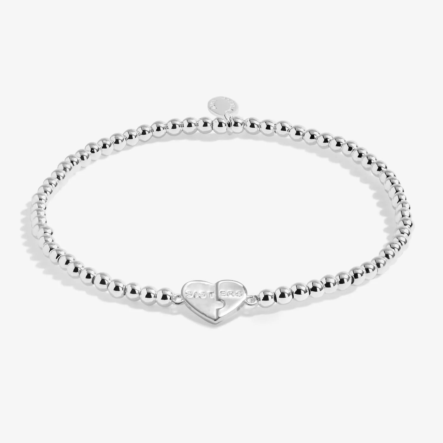 Children's A Little Sisters Together Forever Silver Plated Bracelet C803