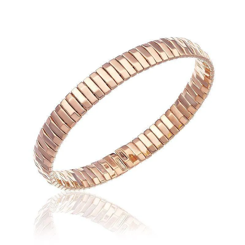 Chimento Armillas 18ct Rose Gold Bar Bangle