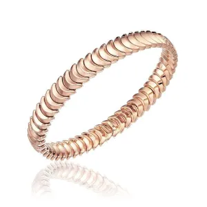 Chimento Armillas 18ct Rose Gold Crescent Moon Bangle