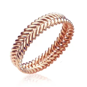 Chimento Armillas 18ct Rose Gold Wide Arrow Head Bangle