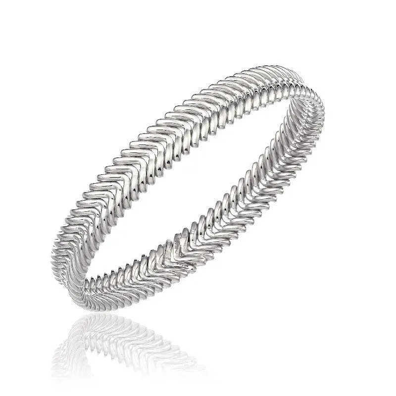 Chimento Armillas 18ct White Gold Arrow Head Bangle