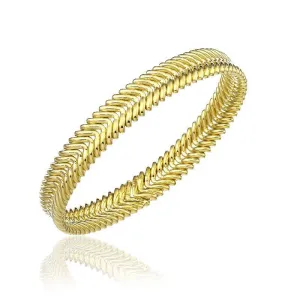 Chimento Armillas 18ct Yellow Gold Arrow Head Bangle