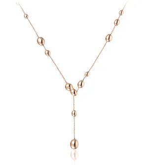 Chimento Armillas Acqua 18ct Rose Gold Diamond Droplet Necklace
