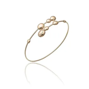 Chimento Armillas Acqua 18ct Rose Gold Droplets Crossover Bangle