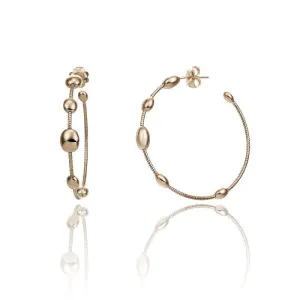 Chimento Armillas Acqua 18ct Rose Gold Large Hoop Earrings