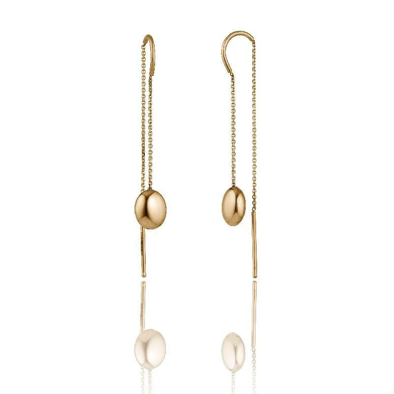 Chimento Armillas Acqua 18ct Rose Gold Threader Earrings