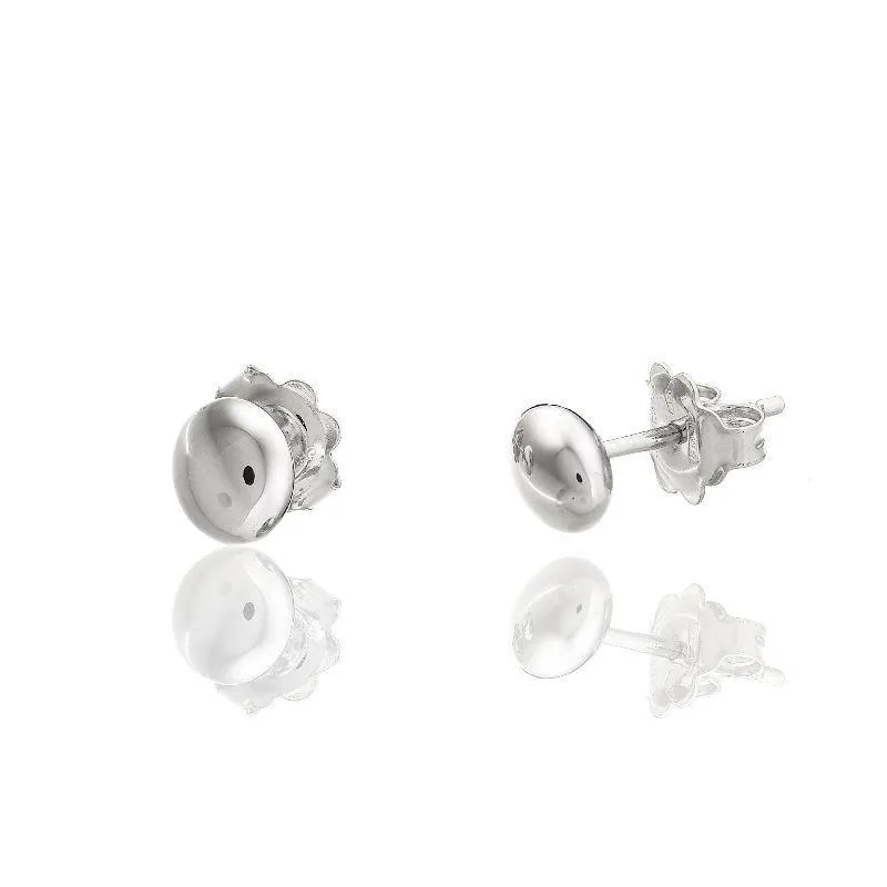 Chimento Armillas Acqua 18ct White Gold Stud Earrings