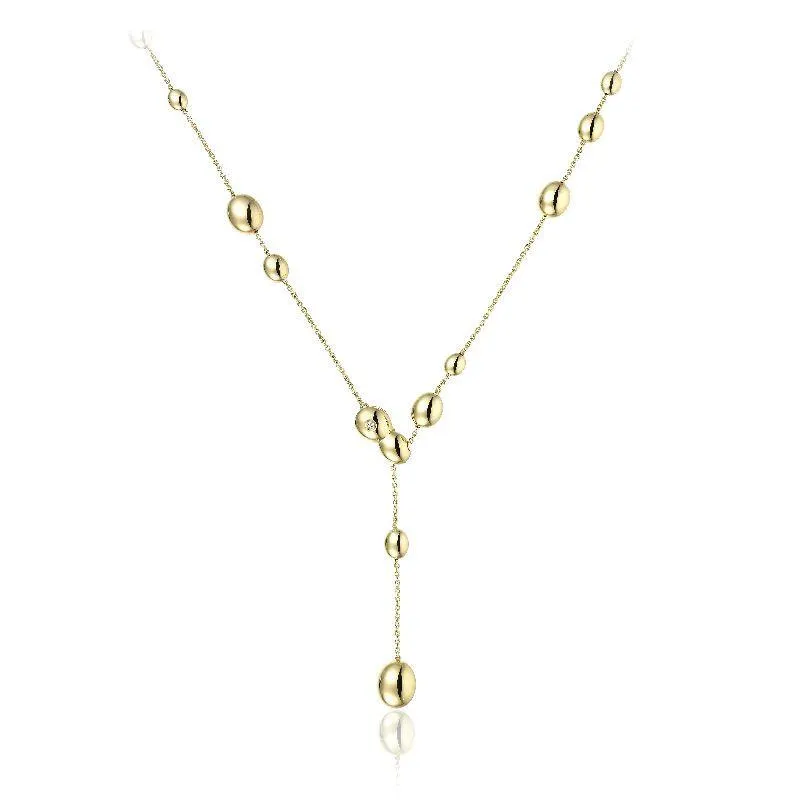 Chimento Armillas Acqua 18ct Yellow Gold Diamond Droplets Necklace
