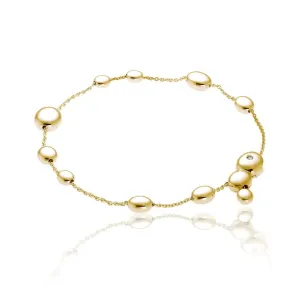 Chimento Armillas Acqua 18ct Yellow Gold Diamond Drops Bracelet