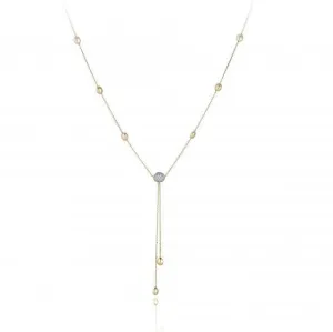 Chimento Armillas Acqua 18ct Yellow Gold Diamond Necklace