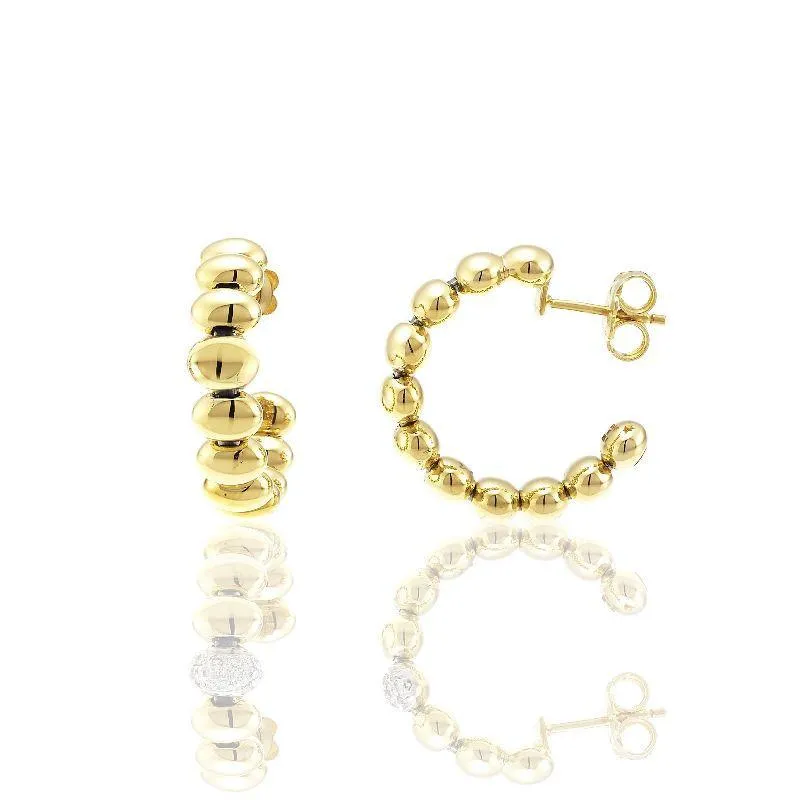 Chimento Armillas Acqua 18ct Yellow Gold Hoop Earrings