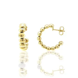 Chimento Armillas Acqua 18ct Yellow Gold Hoop Earrings