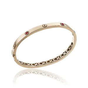 Chimento Armillas Be Mine 18ct Rose Gold 0.40ct Ruby Bangle