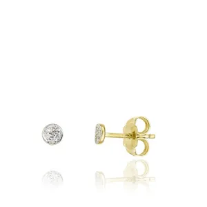 Chimento Armillas Glow 18ct Yellow Gold 0.05ct Diamonds Stud Earrings