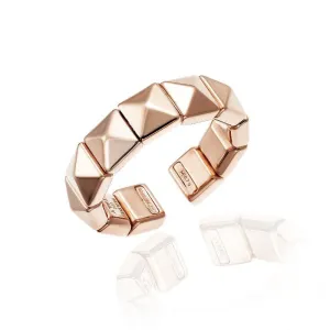 Chimento Armillas Pyramis 18ct Rose Gold Studs Ring