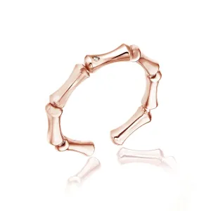 Chimento Bamboo 18ct Rose Gold Diamond Ring