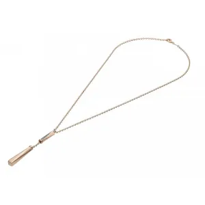Chimento Bamboo Sipario 18ct Rose Gold 0.05ct Diamond Necklace