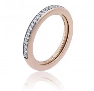 Chimento Forever Stack Me Line 18ct Rose Gold Diamond Adjustable Size-Fit Ring