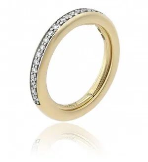 Chimento Forever Stack Me Line 18ct Yellow Gold Diamond Adjustable Size-Fit Ring
