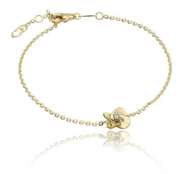 Chimento Link Joy 18ct Yellow Gold Diamond Bracelet