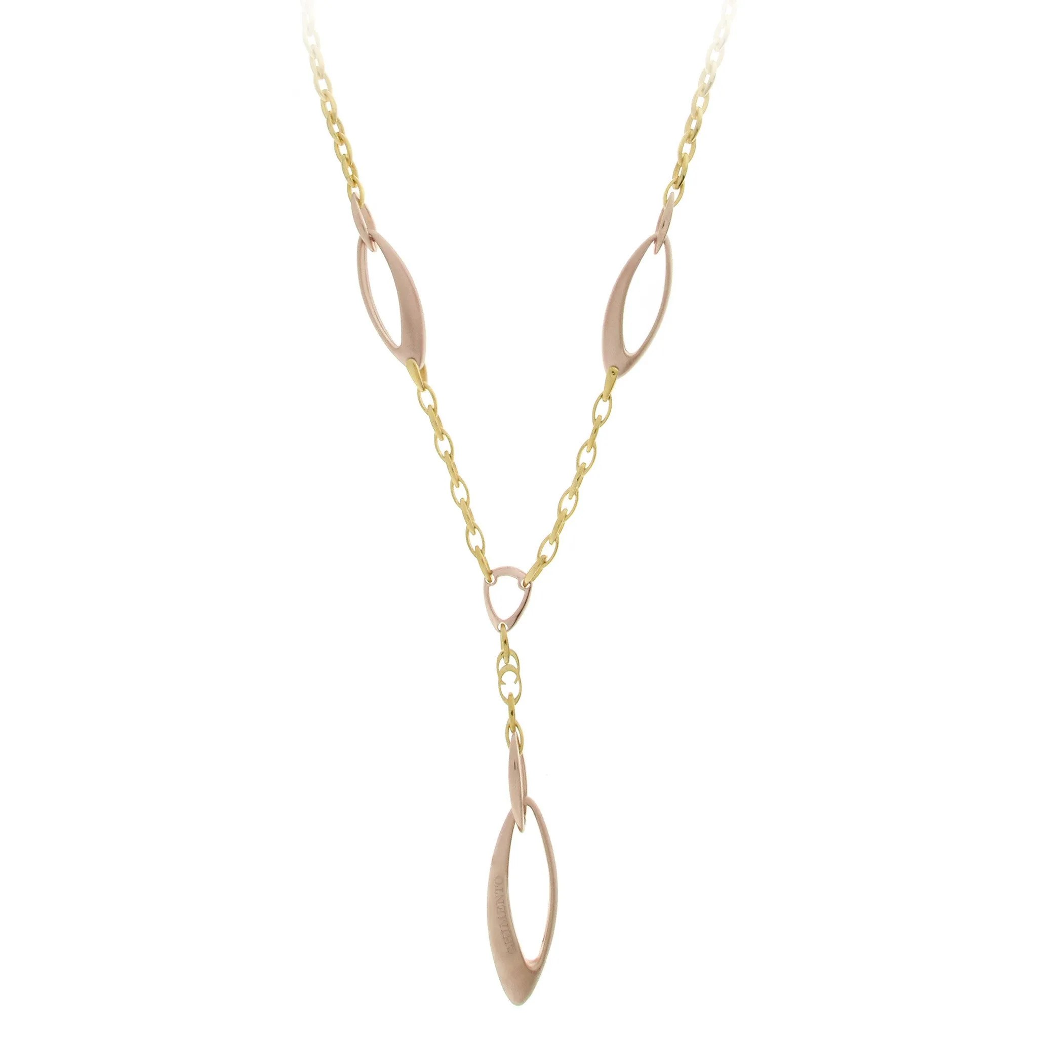 Chimento Lyria 18ct Yellow Rose Gold 0.03ct Diamond Necklace D