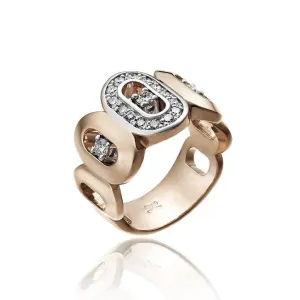 Chimento Optima 18ct Rose Gold 0.45ct Diamond Band Ring