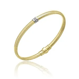Chimento Stardust Pave 18ct Yellow Gold 0.06ct Diamond Bracelet