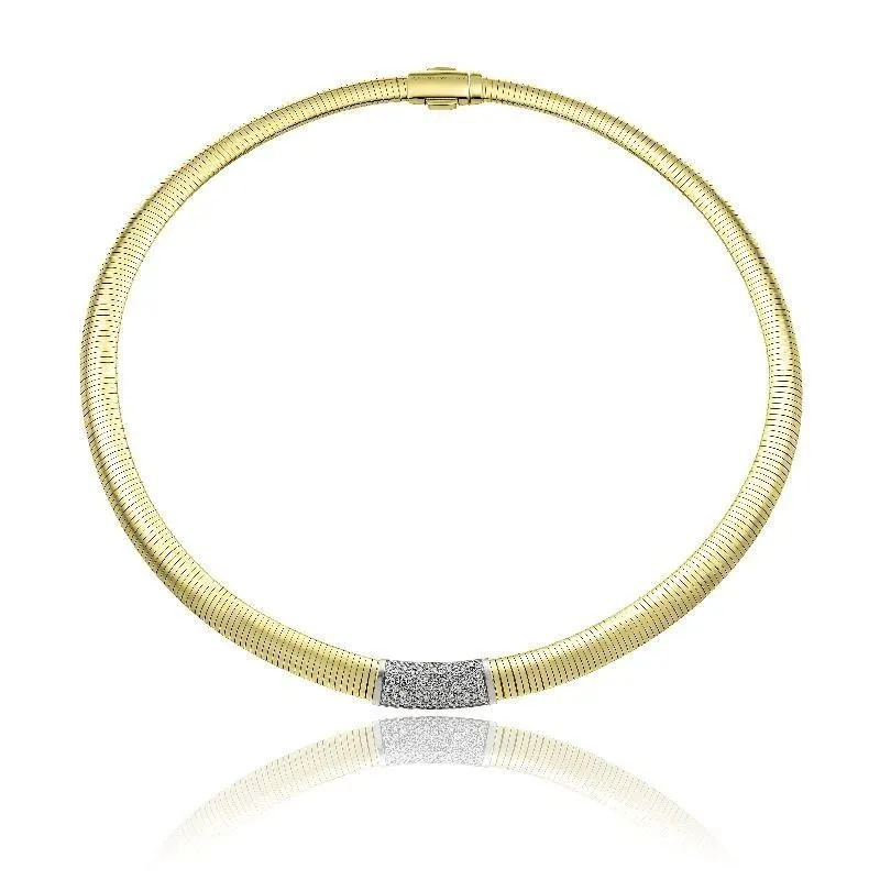 Chimento Stardust Pave 18ct Yellow Gold 0.85ct Diamond Necklace