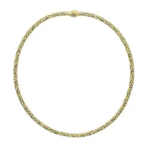 Chimento Stretch 18ct Yellow Gold Diamond Necklace