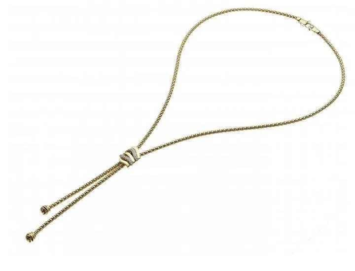 Chimento Stretch Nuvola 18ct Yellow Gold Diamond Necklace