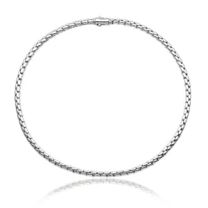 Chimento Stretch Spring 18ct White Gold Collarette Necklace