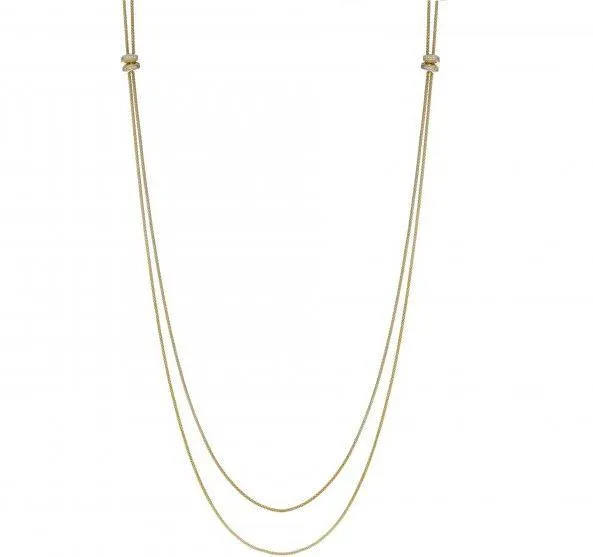 Chimento Stretch Volta 18ct Yellow Gold Diamond Necklace