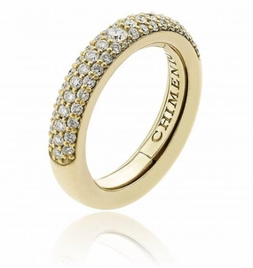 Chimento Forever Stack Me Demi Pavee 18ct Yellow Gold Diamond Adjustable Size-Fit Ring
