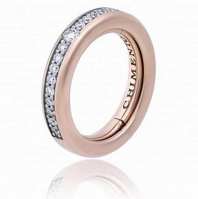Chimento Forever Stack Me Line 18ct Rose Gold Diamond Adjustable Size-Fit Ring