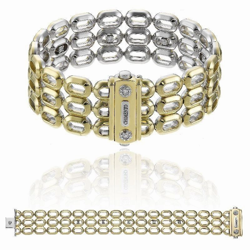 Chimento Optima 18ct Yellow and White Gold 0.51ct Diamond Reversible Bracelet