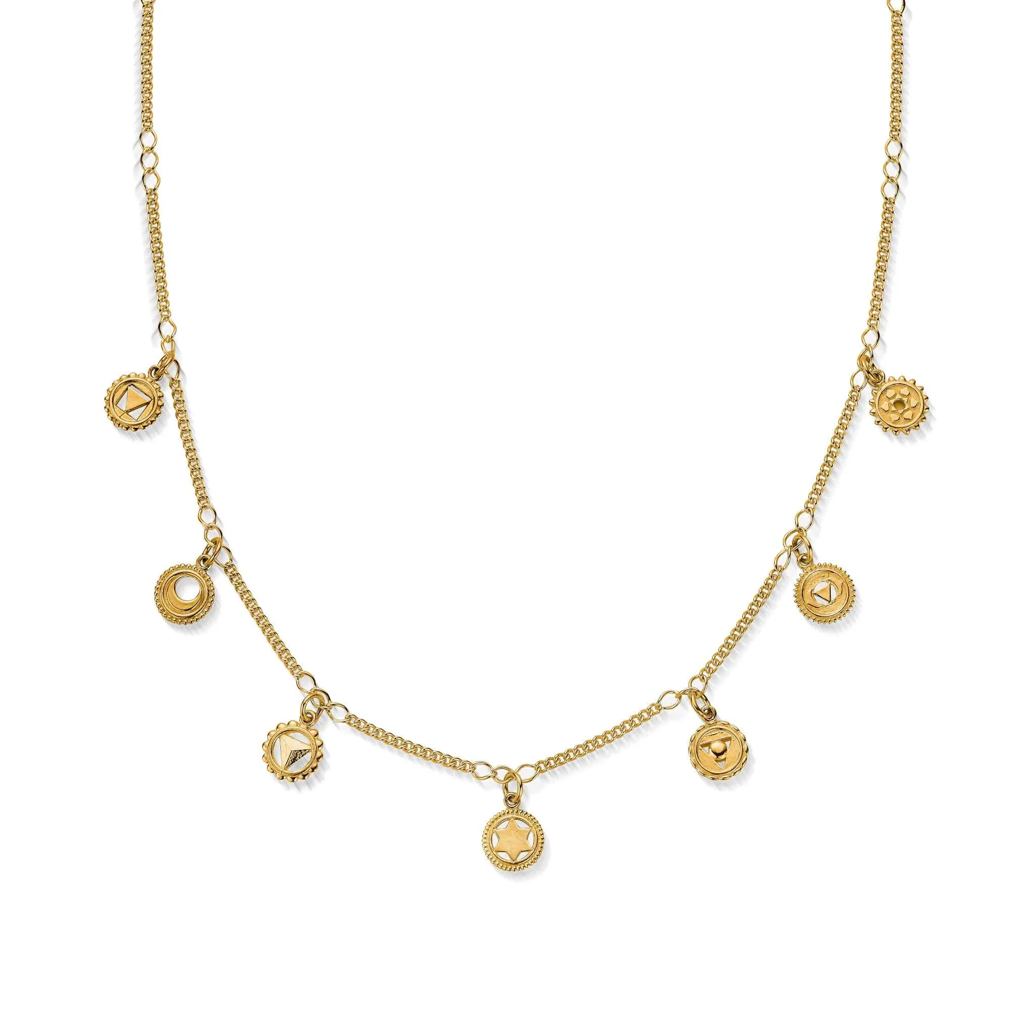 ChloBo Gold Plated Sterling Silver Positive Vibes Necklace