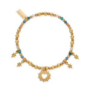 ChloBo Gold Plated Sterling Silver Rising Love Bracelet