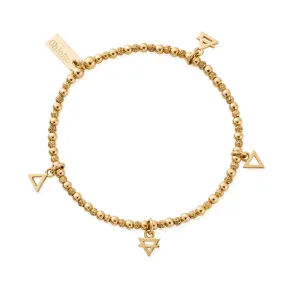 Chlobo Iconics Gold Plated Multi Charm Elements Bracelet D