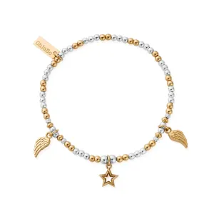Chlobo Mixed Metal Gold Plated and Silver Everyday Seeker Bracelet