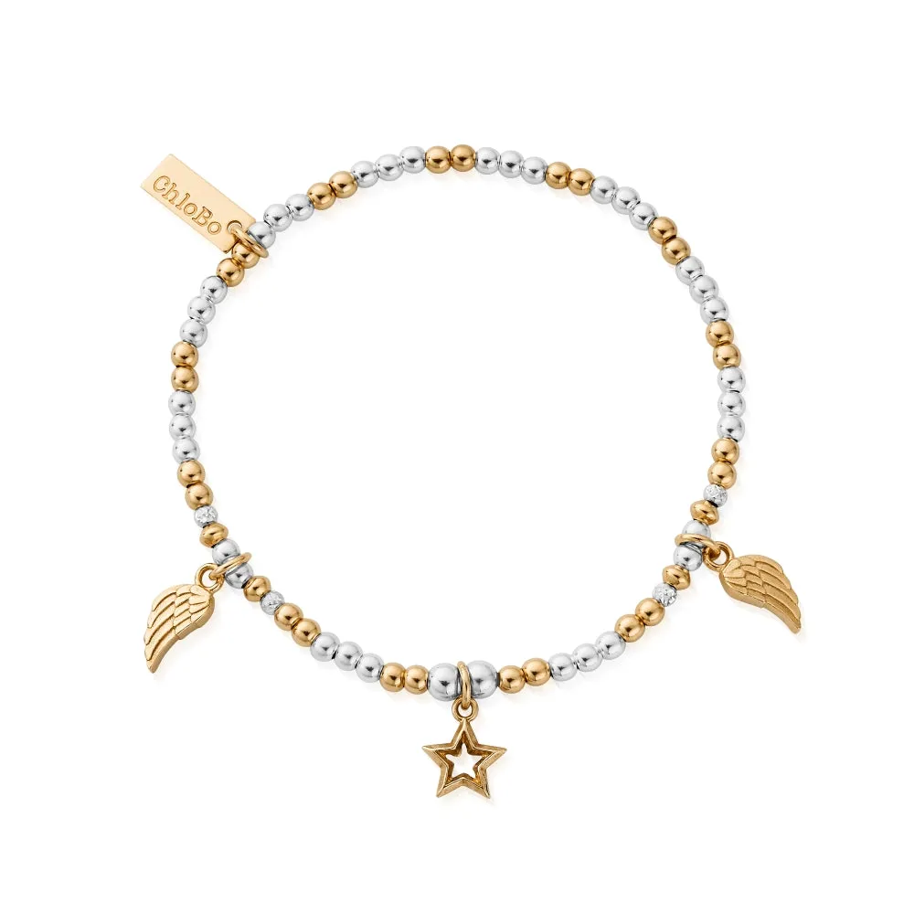 Chlobo Mixed Metal Gold Plated and Silver Everyday Seeker Bracelet