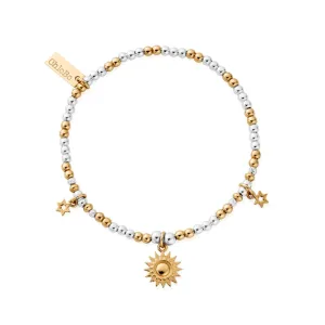 Chlobo Mixed Metal Gold Plated and Silver Everyday Skies Bracelet