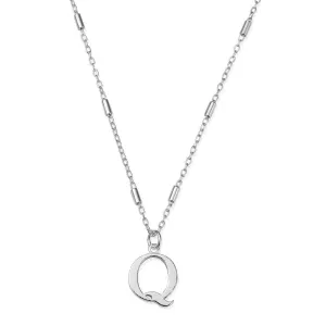 ChloBo Sterling Silver Initial Necklace Q