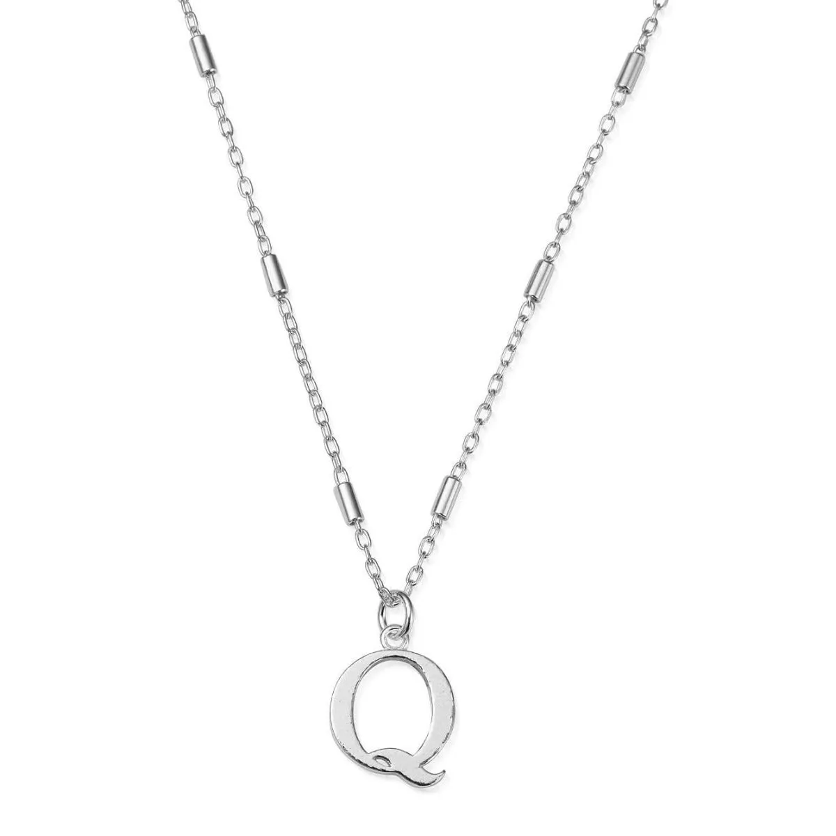 ChloBo Sterling Silver Initial Necklace Q