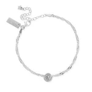 Chlobo Sterling Silver Twisted Rope Chain Power Within Bracelet